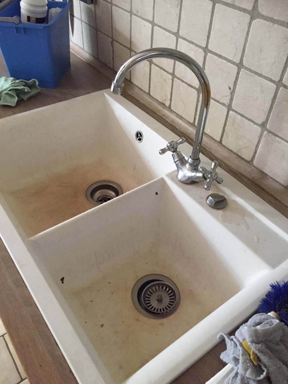 beskidt håndvask